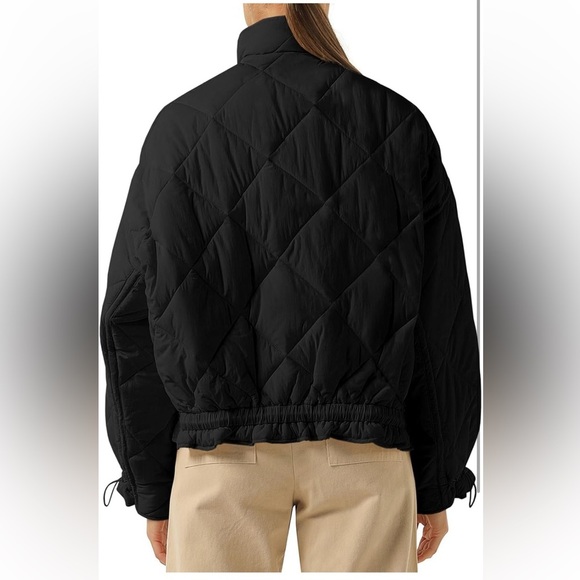 Black Quilted puffer Jacket - Picture 4 of 6
